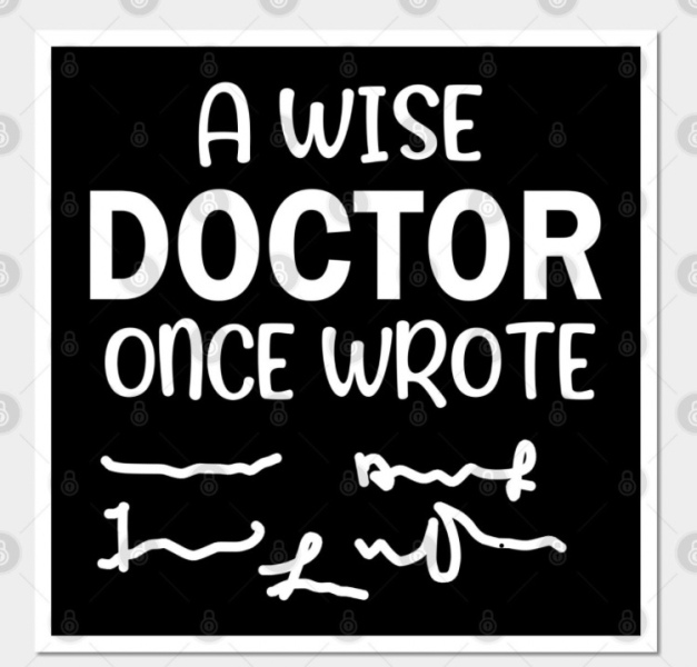 Dull and pointless thread: To think that my husband is wrong and my handwriting is perfectly legible.