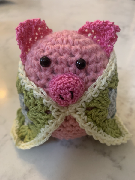 It's crochet,  knit and natter thread 11. So much yarn we need a yarn barn.