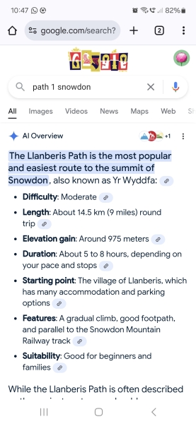 DS wants to climb Snowdon in December