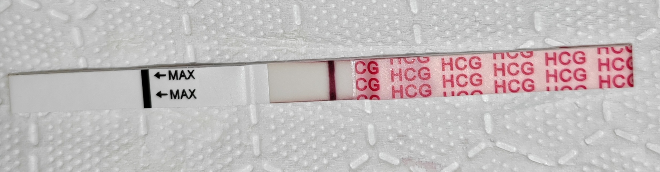 Friend thinks she may see a line... I can't and think she's wrong