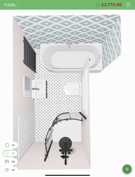 Awkward bathroom layout redesign
