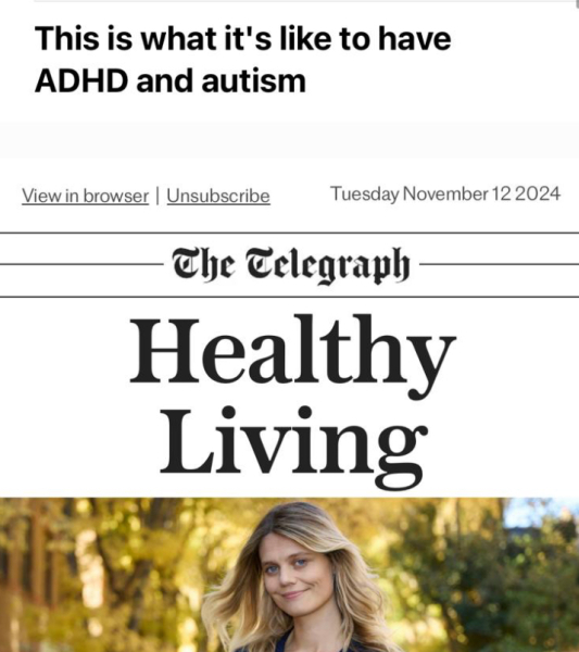 Article in telegraph about living with adhd and asd.  Anyone able to copy and paste please as desperate to read as parent of ADHD son.