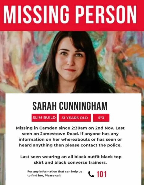 Missing from Camden - Sarah Cunningham