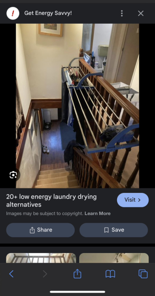 Drying clothes in winter