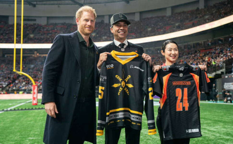 Prince Harry attends the 2024 Grey Cup Game to Promote Invictus Games Vancouver Whistler 2025