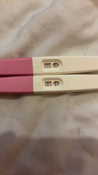 Pregnancy test getting lighter