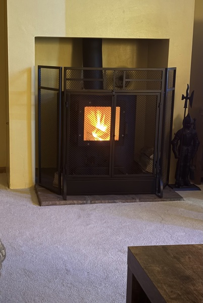 Has anybody got a fire or logburner lit at home today?