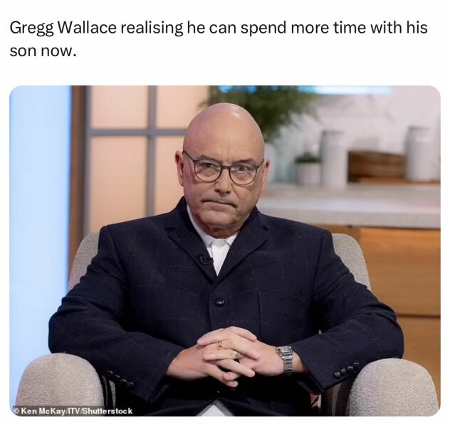 Greg Wallace's Saturday routine