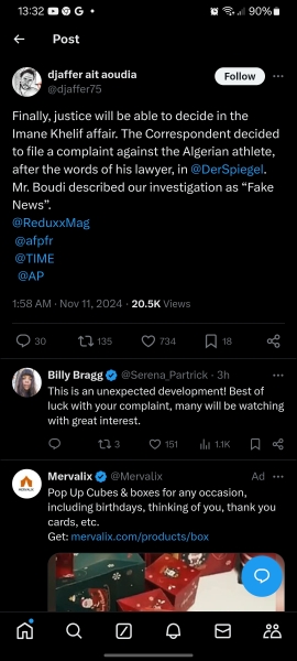 Imane Khelif medical report reported in Reduxx