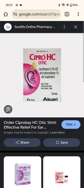 Ear drainage with grommets