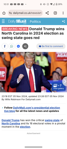 Looks like Trump could win?