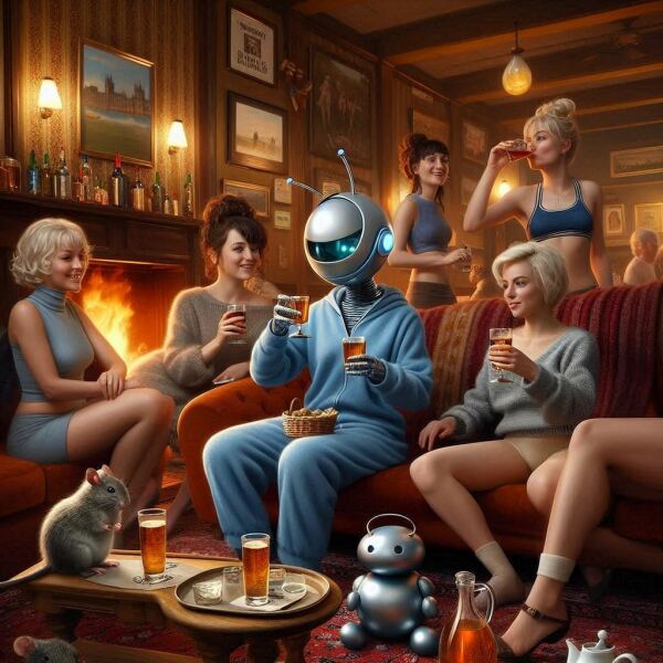 Bluestocking: the one where Boiled gets to the bar first!