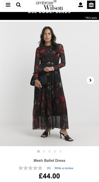 Moderately festive dress for a size 18