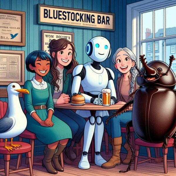 Bluestocking: Do androids dream of electric hair?