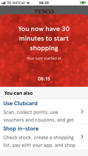 Tesco Christmas Queuers!