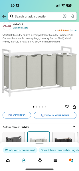 That the current laundry storage systems on the market are all a bit crap and inflexible?