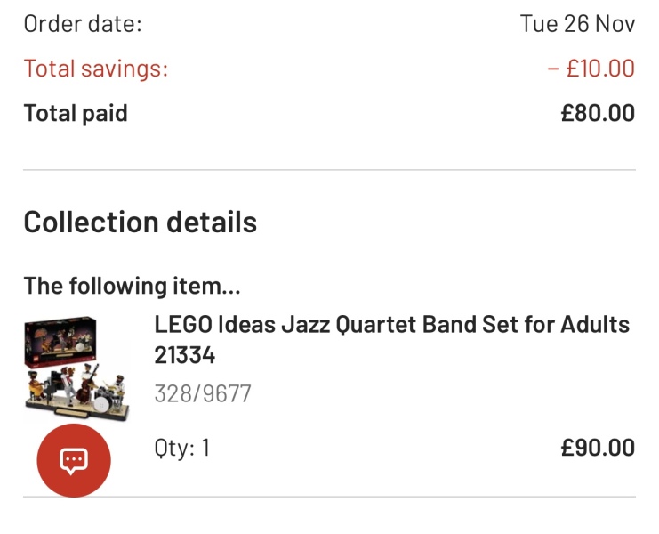 To show me your Lego collection?