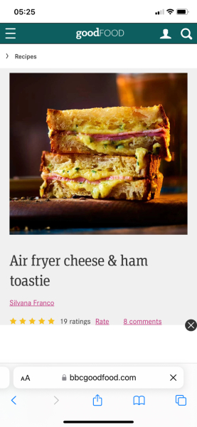 Today I've used my air fryer to ...