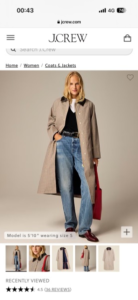 Looking for a checked barn coat