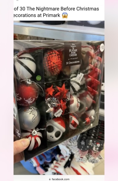Does anyone have a primark nearby? (Christmas decs)