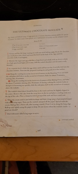 Old style yule log recipe