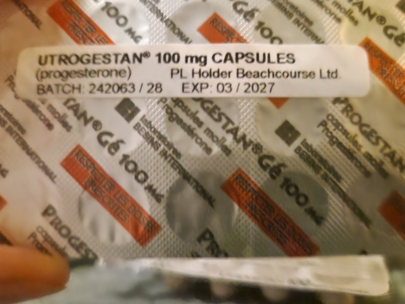 New kind of Progesterone pill... bit worried