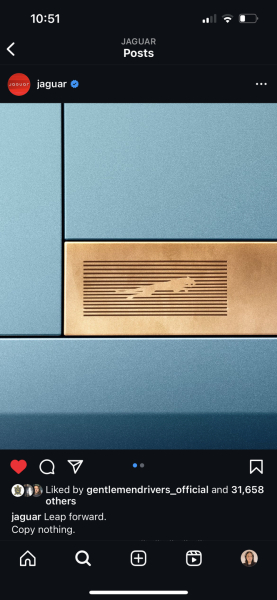 Anyone seen the new jaguar ad?