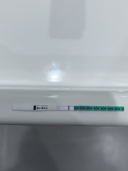 Sainsburys pregnancy test positive?