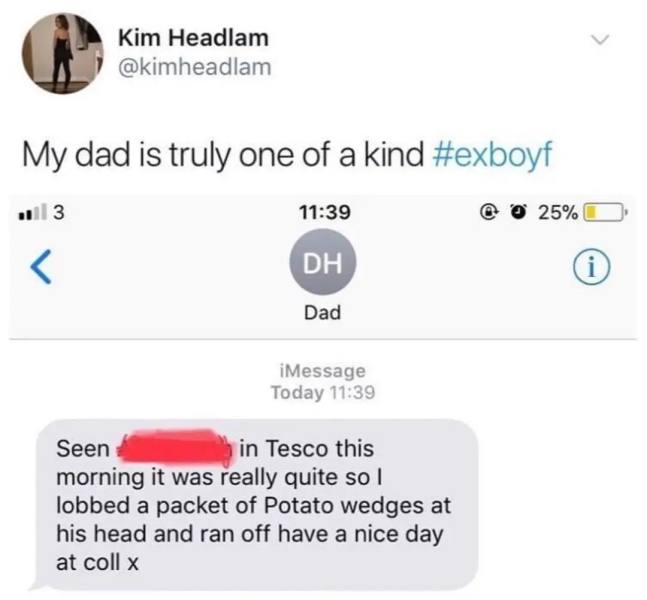 To refuse to have DD’s boyfriend in the house because he CHEATED o