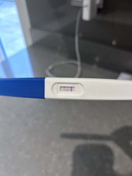 Sainsburys pregnancy test positive?
