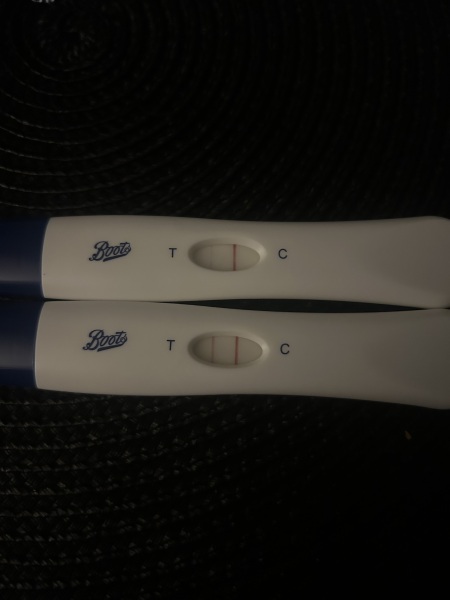 Line too light for 14 dpo?