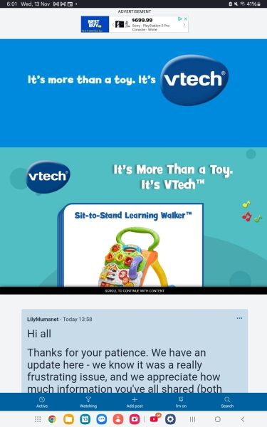 Huge adverts making site unusable