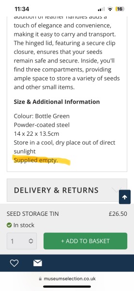 How do you store your seeds?