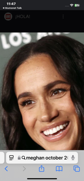 Meghan at glitzy launch party
