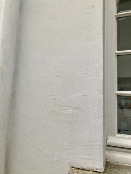 Exterior lime render