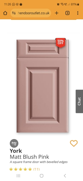 Could I get away with 17mm difference on kitchen doors?