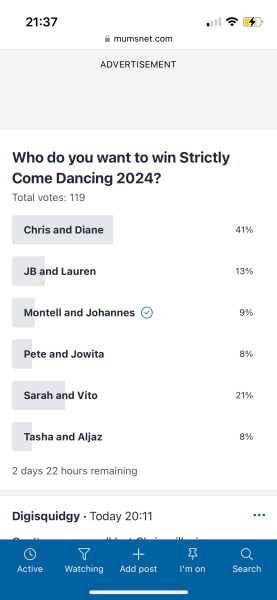 Strictly Quarter Finals: A Poll!