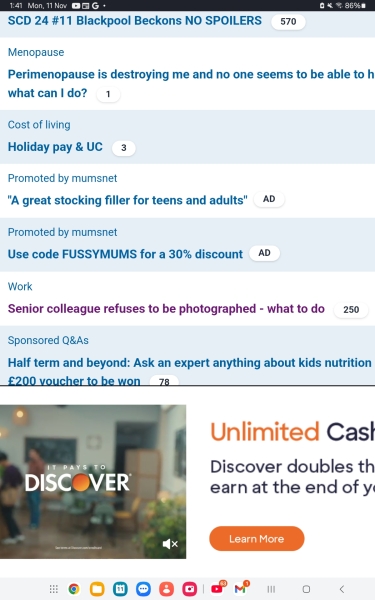 Huge adverts making site unusable