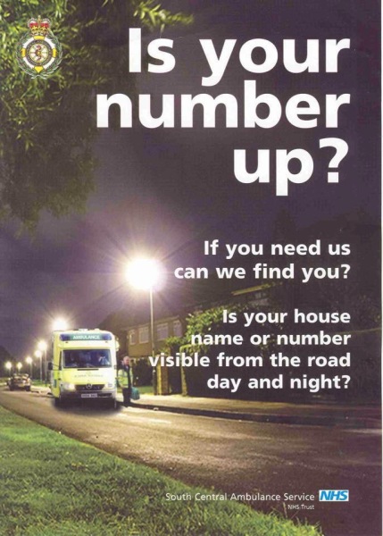 Neighbours have numbered their house…