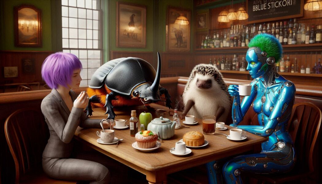 Bluestocking: Do androids dream of electric hair?