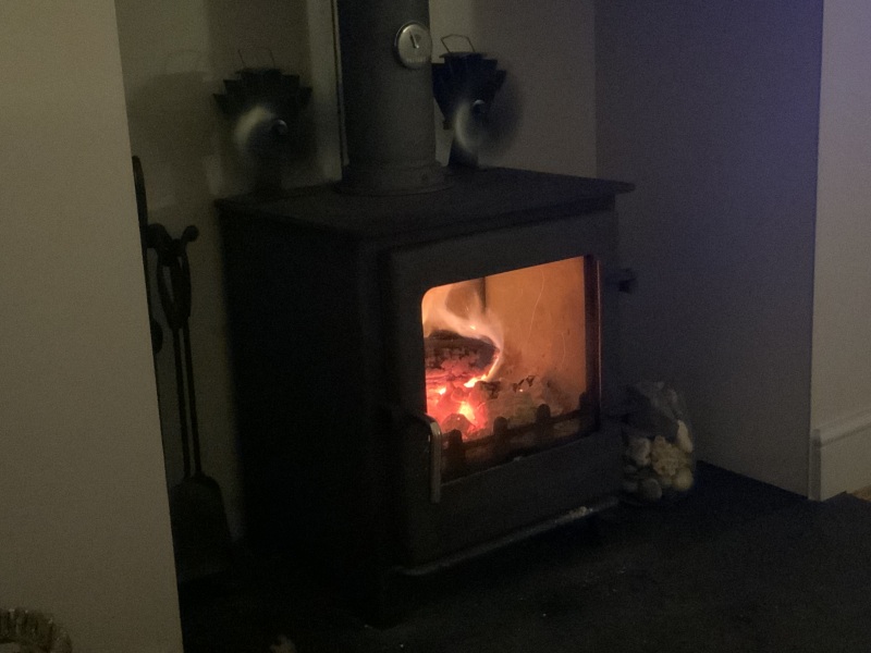Has anybody got a fire or logburner lit at home today?