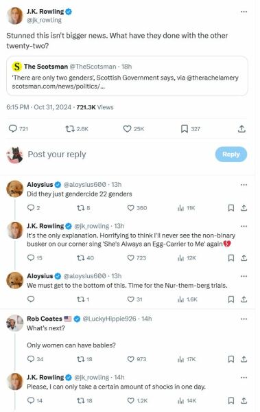 'There are only two genders', Scottish Government says