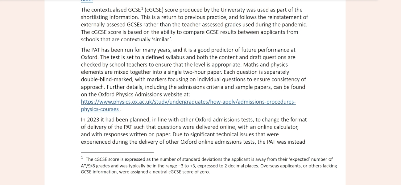 Continuation of Oxbridge 2025