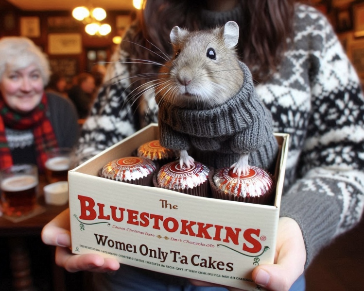 Bluestocking: the one where Boiled gets to the bar first!