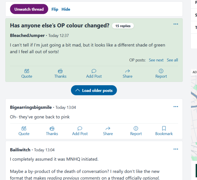 Has anyone else’s OP colour changed?
