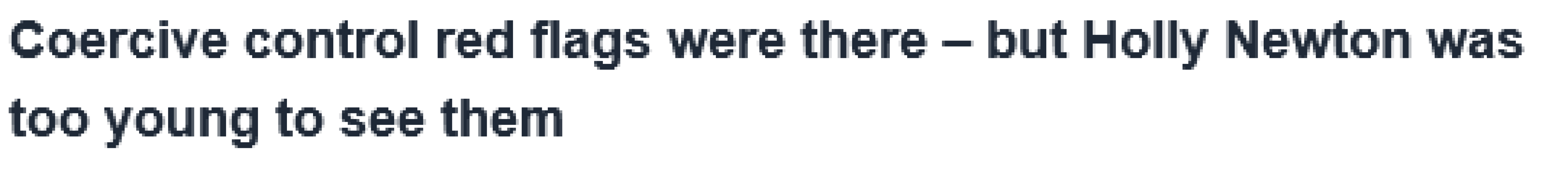 The Murder of Holly Newton