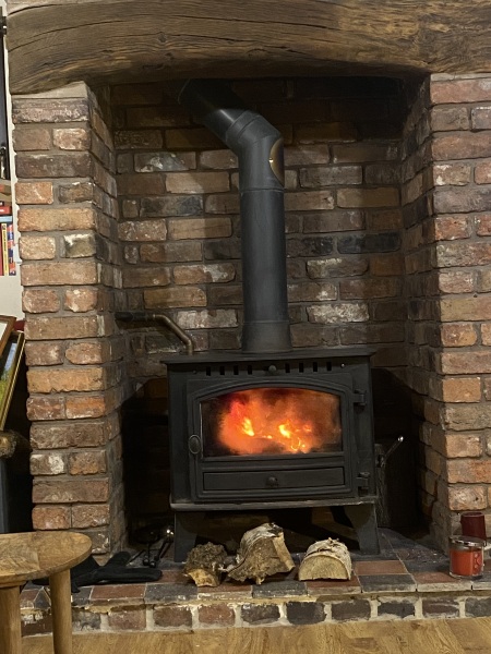 Has anybody got a fire or logburner lit at home today?