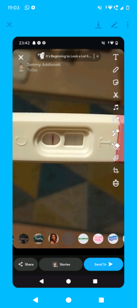 2 lines on first response but negative digital