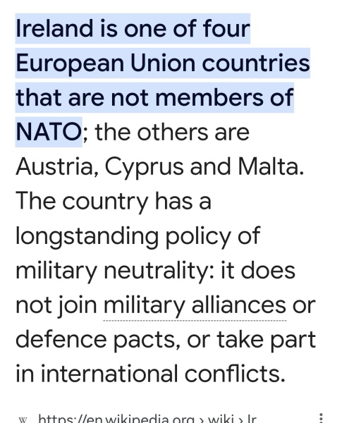 War in Ukraine/Russia is ramping up significantly. Which political party would you feel safest leading Ireland during this period?