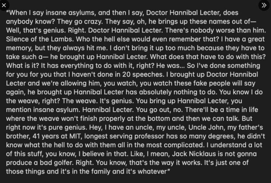 Hands Across The Water - Trump thread #135